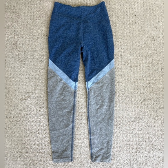 Beyond Yoga Space Dye Color Block Leggings Size M Activewear - Picture 2 of 7